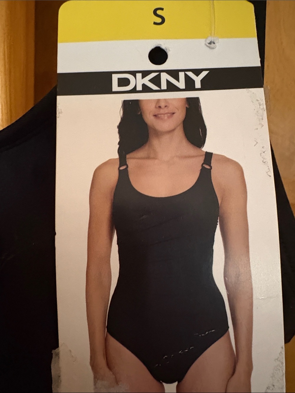 NWT DKNY Black One-Piece Swimsuit